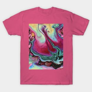 Colorful abstract marble T-Shirt